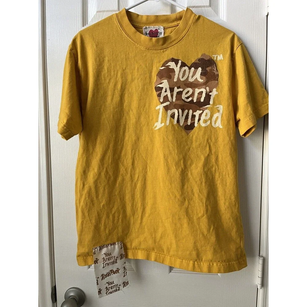 Hyde Park You Aren't Invited Double Sided Graphic T Shirt Streetwear Size Small - Picture 1 of 10